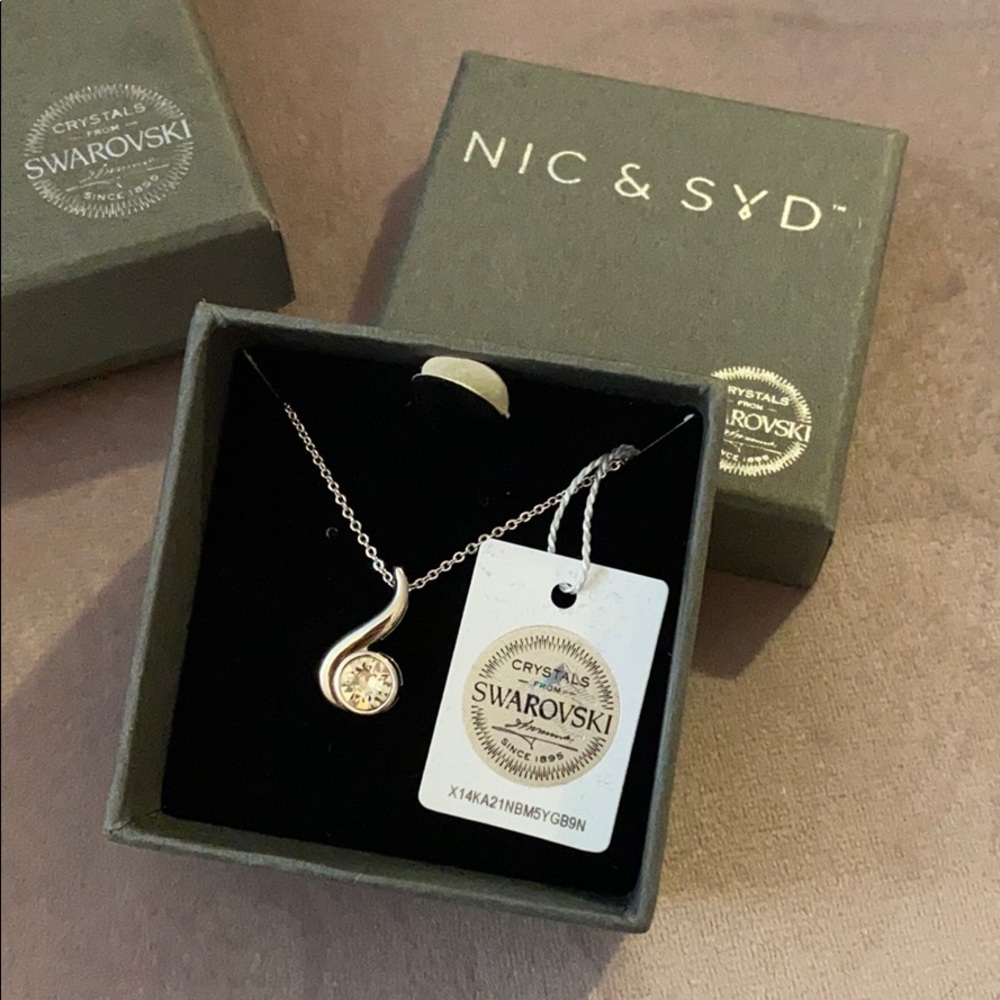 NIC&SYD SWAROVSKI NECKLACE Silver